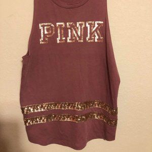 PINK Victorias Secret Rose Gold Tank